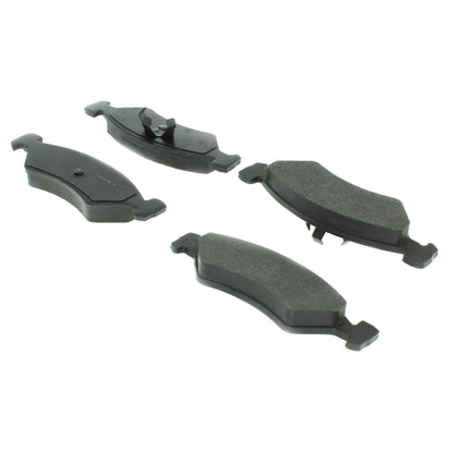 Centric Parts Disc Brake Pad Set Semi-Metallic with Shims for 1982-1989 Chrysler LeBaron Town & Country Dodge 400 Aries Shadow Plymouth Reliant Sundance 102.01700