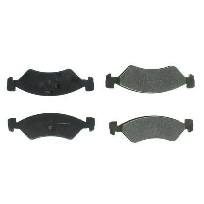 Centric Parts Disc Brake Pad Set Semi-Metallic with Shims for 1982-1989 Chrysler LeBaron Town & Country Dodge 400 Aries Shadow Plymouth Reliant Sundance 102.01700