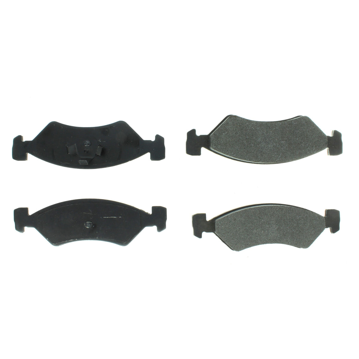Centric Parts Disc Brake Pad Set Semi-Metallic with Shims for 1982-1989 Chrysler LeBaron Town & Country Dodge 400 Aries Shadow Plymouth Reliant Sundance 102.01700