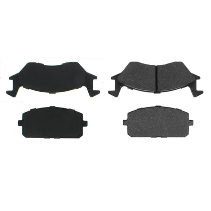 Centric Parts Disc Brake Pad Set Semi-Metallic with Shims for 1981-1984 Toyota Starlet 1980-1982 Tercel 102.01800