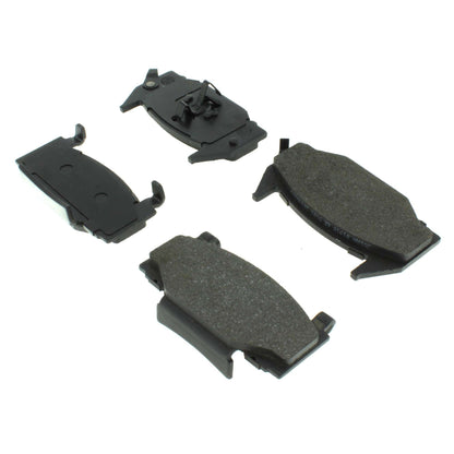 Centric Parts Disc Brake Pad Set Semi-Metallic with Shims for 1980-1982 Chevrolet Chevette Pontiac T1000 102.01910