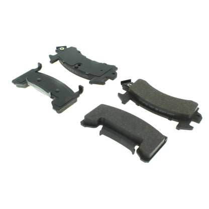 Centric Parts Disc Brake Pad Set Semi-Metallic with Shims for 1979-1988 Buick Chevrolet Cadillac Oldsmobile Pontiac 102.02020