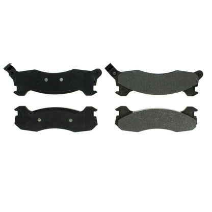 Centric Parts Disc Brake Pad Set Semi-Metallic with Shims for 1985-1986 Ford Mustang 1982-1987 Lincoln Continental 1984-1990 Mark VII 102.02040