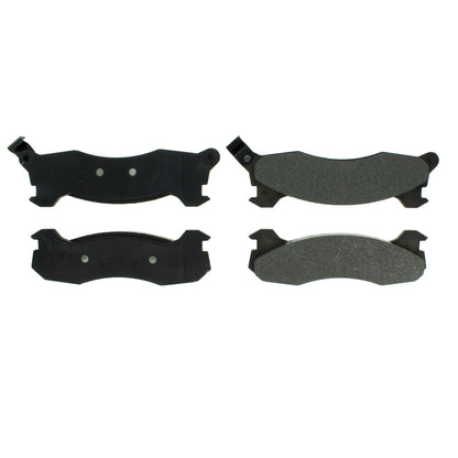 Centric Parts Disc Brake Pad Set Semi-Metallic with Shims for 1985-1986 Ford Mustang 1982-1987 Lincoln Continental 1984-1990 Mark VII 102.02040