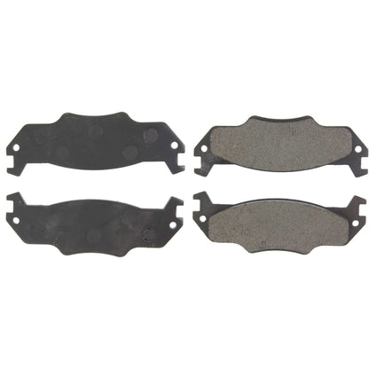 Centric Parts Disc Brake Pad Set Semi-Metallic with Shims for 1983-1987 Renault Alliance 1984-1986 Encore 102.02180
