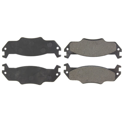 Centric Parts Disc Brake Pad Set Semi-Metallic with Shims for 1983-1987 Renault Alliance 1984-1986 Encore 102.02180