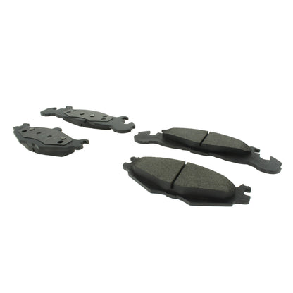 Centric Parts Disc Brake Pad Set Semi-Metallic with Shims for 1984-1990 Chrysler Daytona