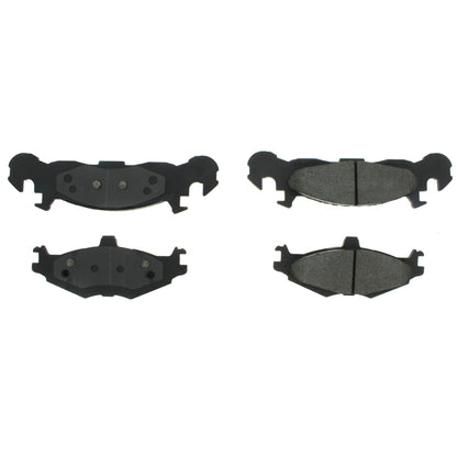 Centric Parts Disc Brake Pad Set Semi-Metallic with Shims for 1984-1990 Chrysler Daytona