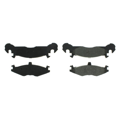 Centric Parts Disc Brake Pad Set Semi-Metallic with Shims for 1983-1990 Dodge Charger, Omni, Rampage 102.02210