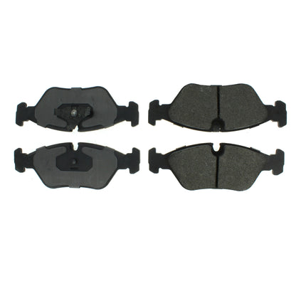Centric Parts Disc Brake Pad Set C-Tek Semi-Metallic with Shims for BMW models 1985-1991