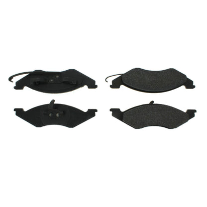 Centric Parts Disc Brake Pad Set Semi-Metallic with Shims for 1983-1994 Ford Escort Ghia Tempo Topaz Mercury LN7 Lynx 102.02570