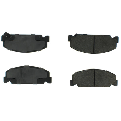 Centric Parts Disc Brake Pad Set Semi-Metallic with Shims for Honda Accord 1984-1985, Civic 1988-2000 102.02730
