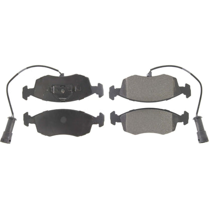 Centric Parts Disc Brake Pad Set Semi-Metallic with Shims for 1985-1990 Merkur Scorpio XR4Ti 102.02980