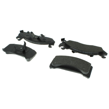 Centric Parts Disc Brake Pad Set Semi-Metallic with Shims for 1982-1993 Ford Fairmont Mustang Thunderbird Mercury Capri Cougar Marquis Zephyr 102.03100
