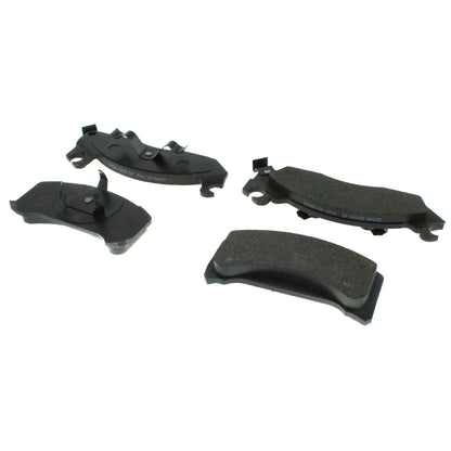 Centric Parts Disc Brake Pad Set Semi-Metallic with Shims for 1982-1993 Ford Fairmont Mustang Thunderbird Mercury Capri Cougar Marquis Zephyr 102.03100