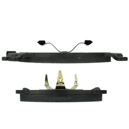 Centric Parts Disc Brake Pad Set Semi-Metallic with Shims for 1982-1993 Ford Fairmont Mustang Thunderbird Mercury Capri Cougar Marquis Zephyr 102.03100