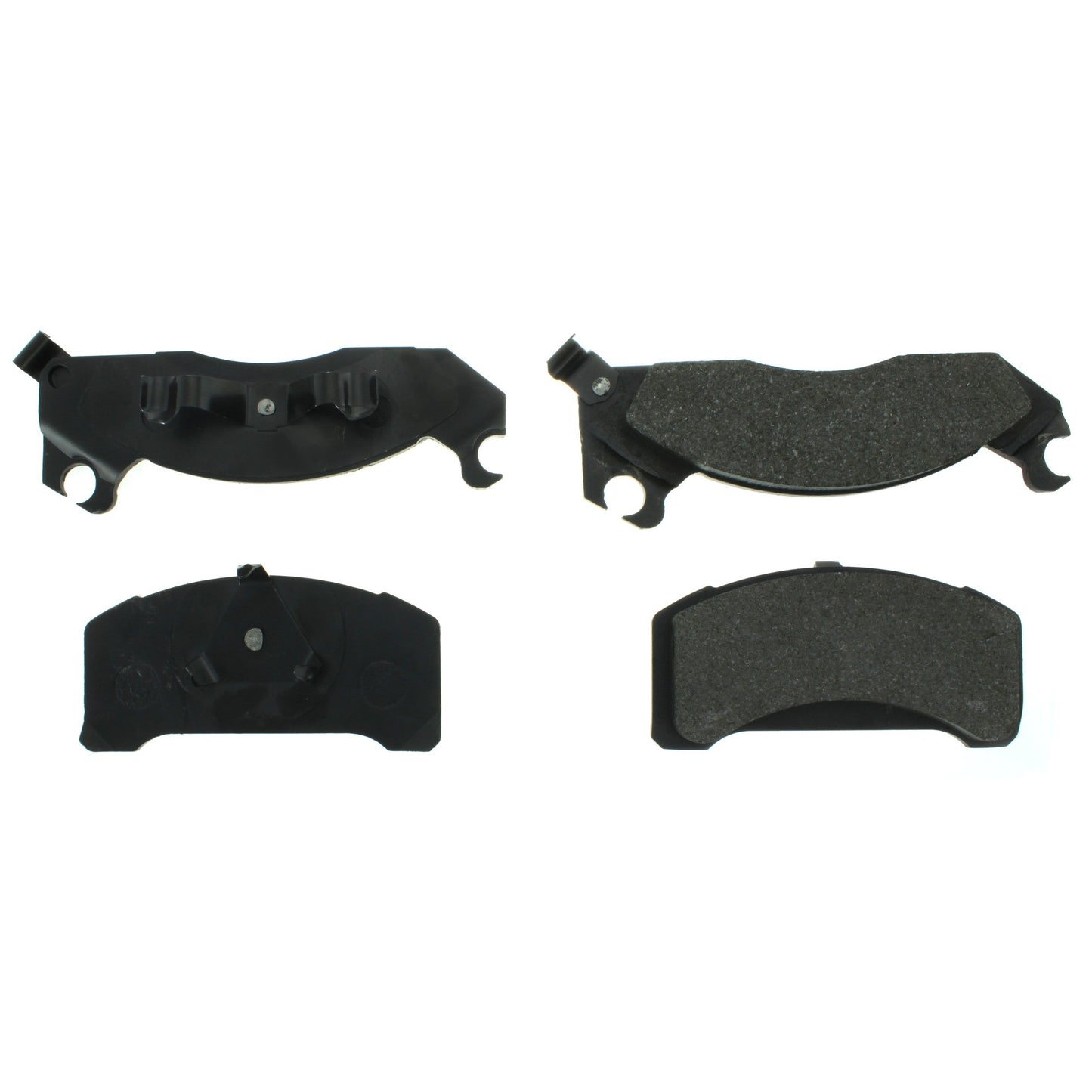 Centric Parts Disc Brake Pad Set Semi-Metallic with Shims for 1982-1993 Ford Fairmont Mustang Thunderbird Mercury Capri Cougar Marquis Zephyr 102.03100