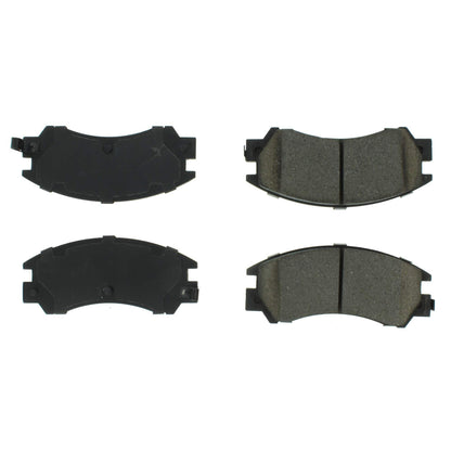 Centric Parts Disc Brake Pad Set Semi-Metallic with Shims for 1985-1994 Subaru DL GL GL-10 Loyale RX XT 102.03110