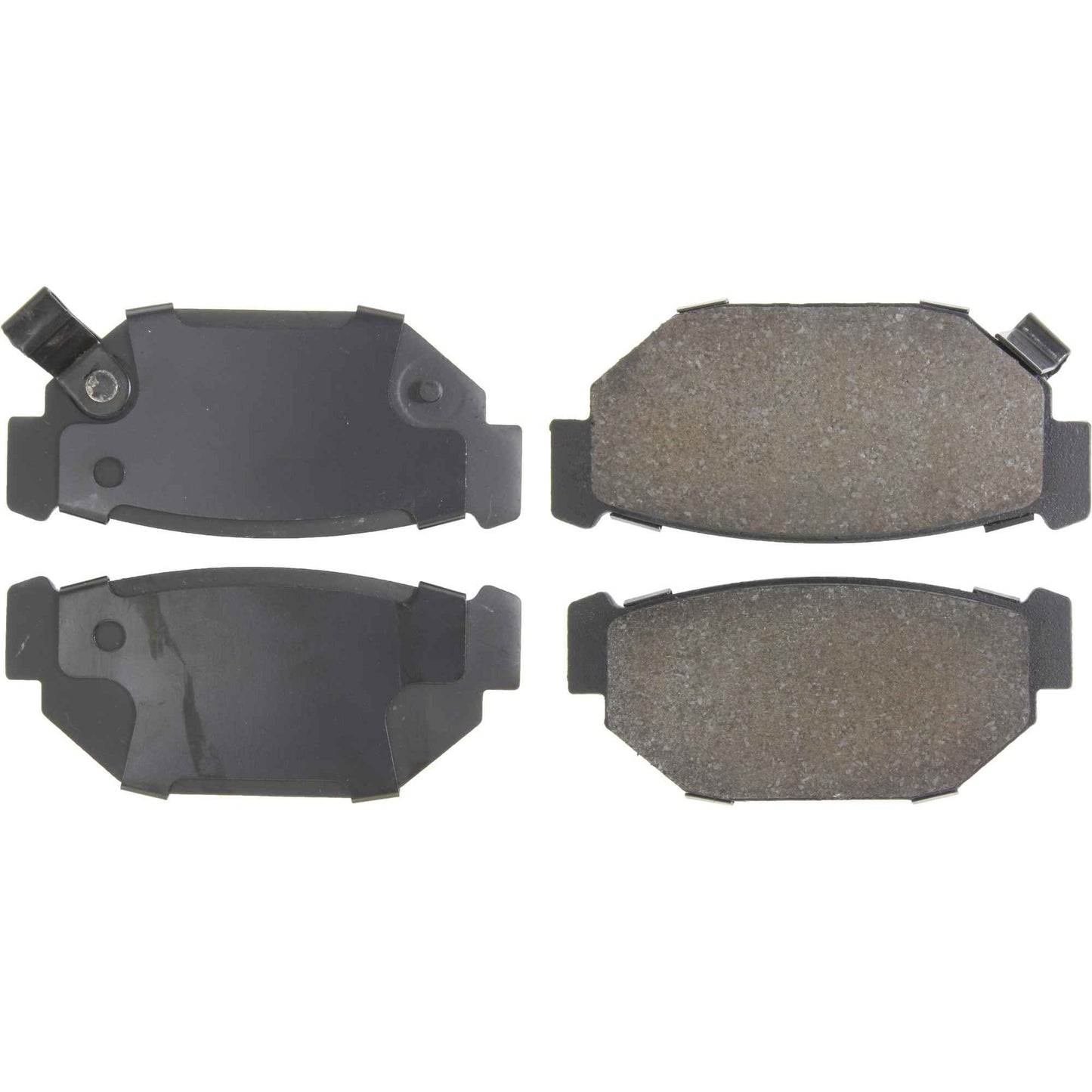 Centric Parts Disc Brake Pad Set Semi-Metallic with Shims for 1985-1990 Subaru GL GL-10 Loyale RX XT 102.03140