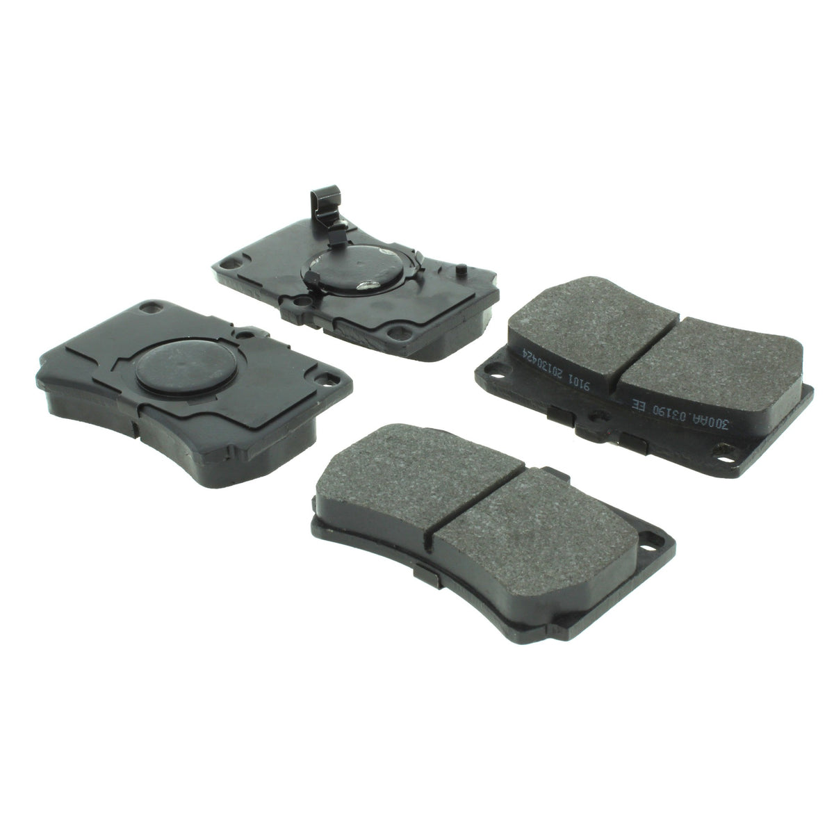 Centric Parts Disc Brake Pad Set Semi-Metallic with Shims for 1986-1994 Mazda 323 Mercury Capri Tracer 102.03190