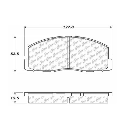 Centric Parts Disc Brake Pad Set 102.03280