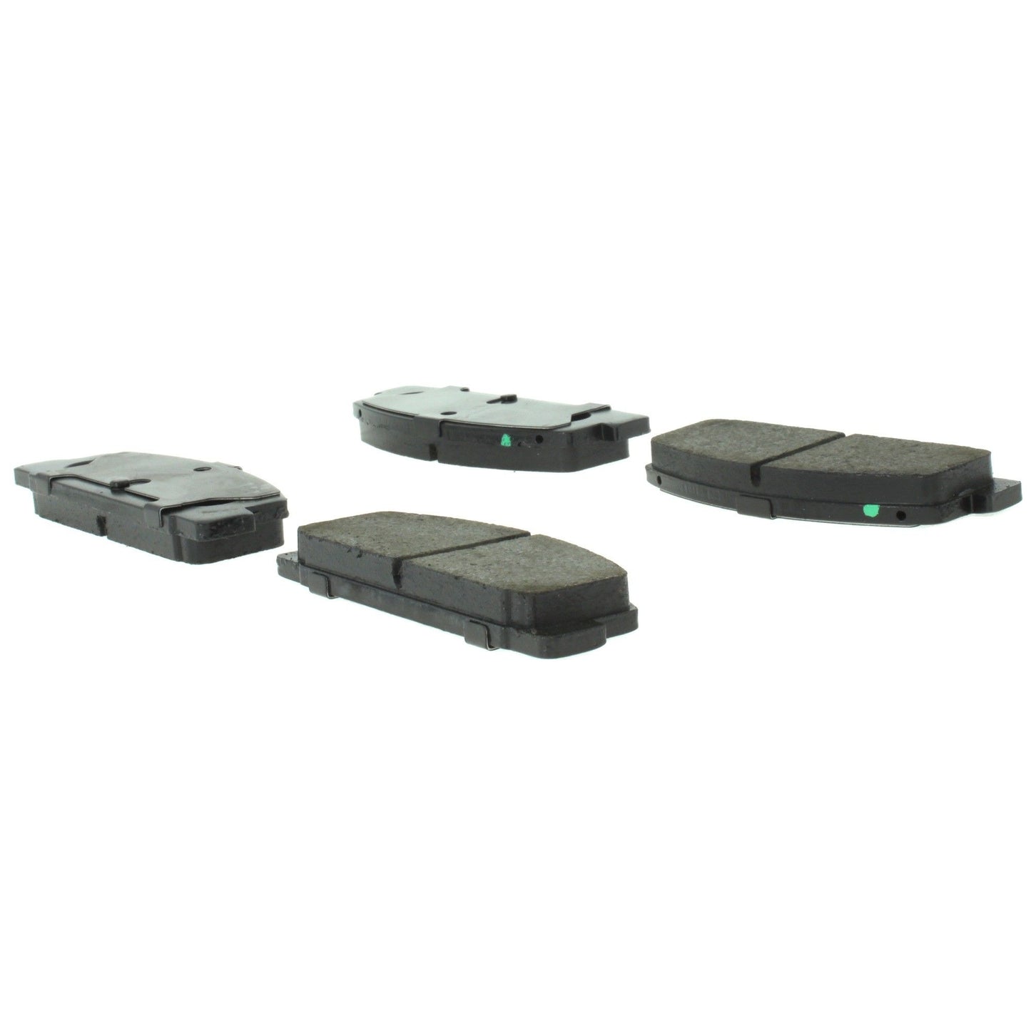 Centric Parts Disc Brake Pad Set Shimmed for Noise Reduction with Semi-Metallic Compounds