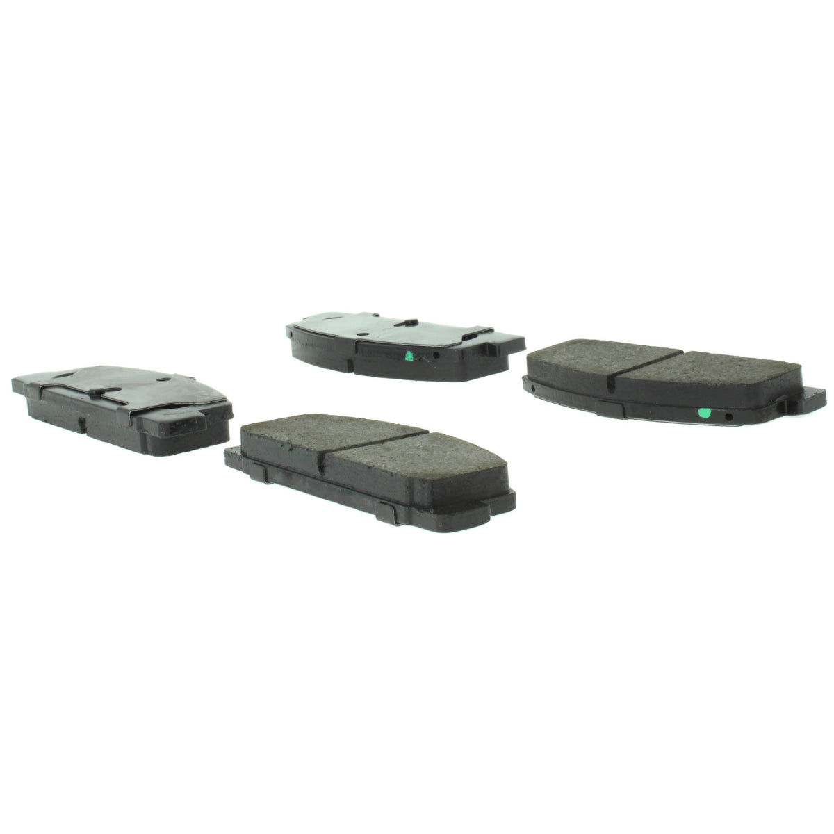 Centric Parts Disc Brake Pad Set Shimmed for Noise Reduction with Semi-Metallic Compounds