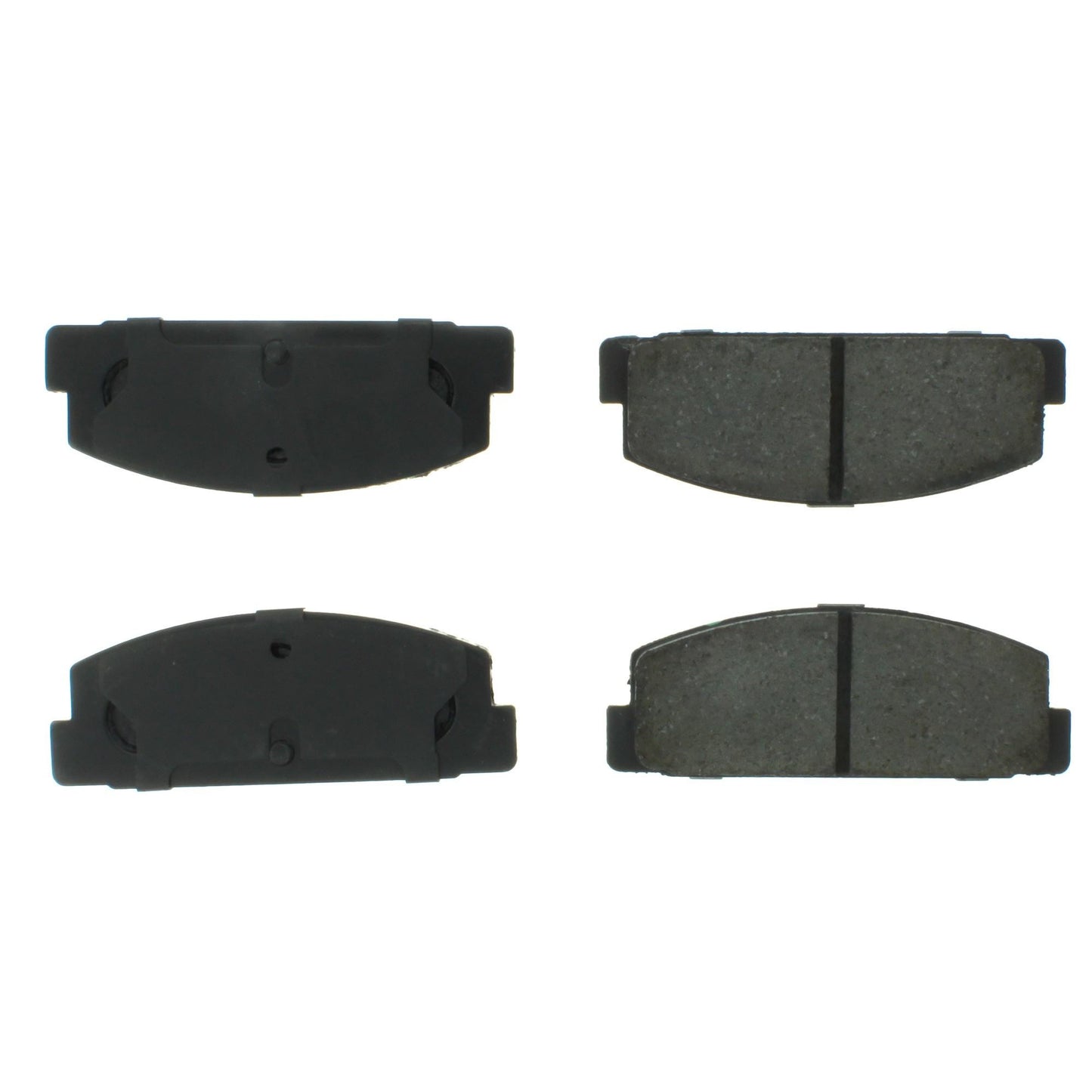 Centric Parts Disc Brake Pad Set Shimmed for Noise Reduction with Semi-Metallic Compounds