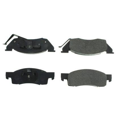Centric Parts Disc Brake Pad Set with Semi-Metallic compounds