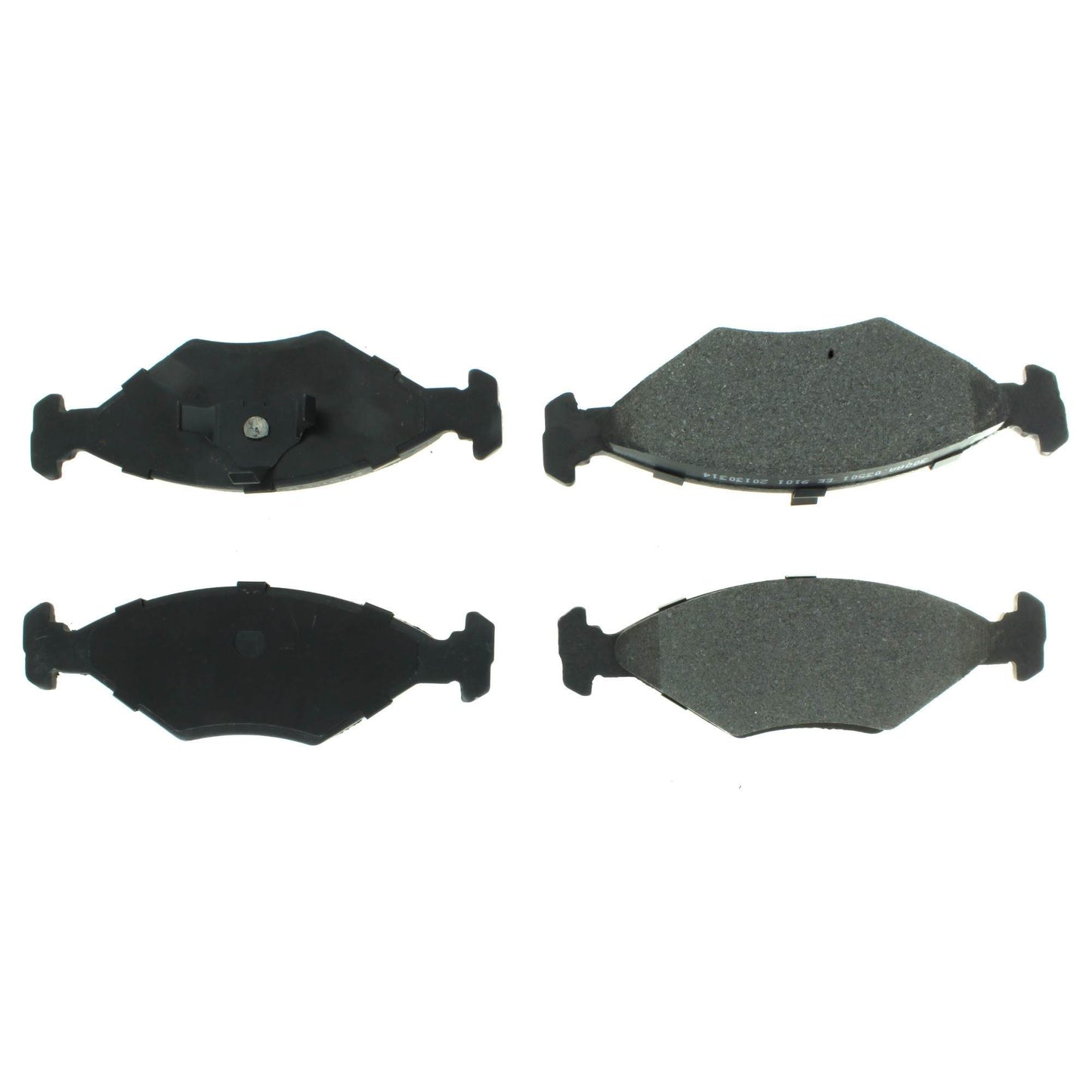 Centric Parts Disc Brake Pad Set Shimmed Semi-Metallic 102.03501