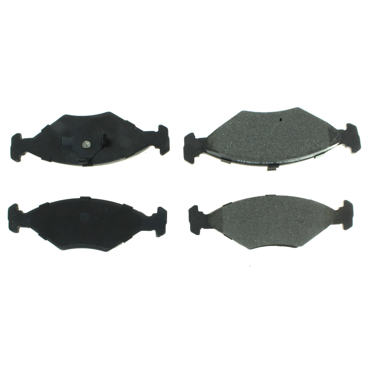 Centric Parts Disc Brake Pad Set Shimmed Semi-Metallic 102.03501
