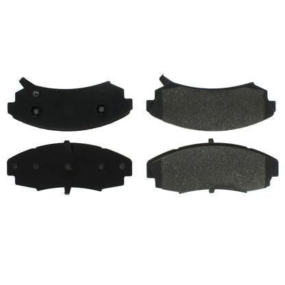 Centric Parts Disc Brake Pad Set Semi-Metallic with Noise-Reducing Shims 102.03530