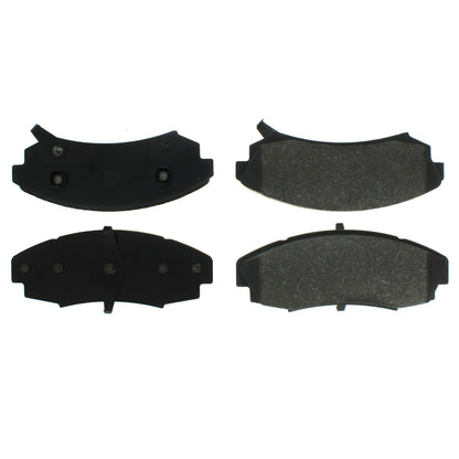 Centric Parts Disc Brake Pad Set Semi-Metallic with Noise-Reducing Shims 102.03530