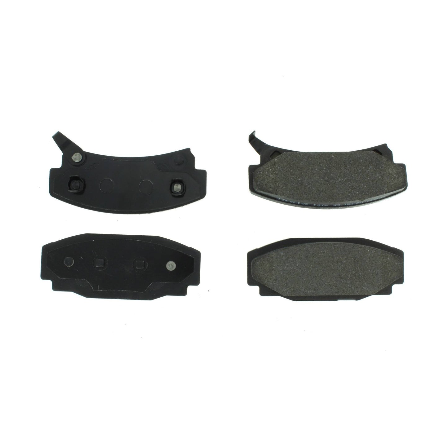 Centric Parts Disc Brake Pad Set Semi-Metallic with Noise-Reducing Shims 102.03540