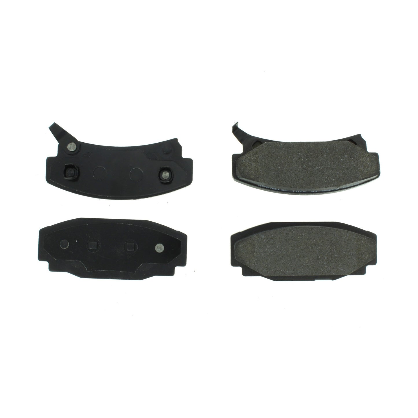 Centric Parts Disc Brake Pad Set Semi-Metallic with Noise-Reducing Shims 102.03540