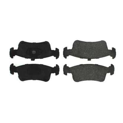 Centric Parts Disc Brake Pad Set Semi-Metallic with Noise-Reducing Shims 102.03590