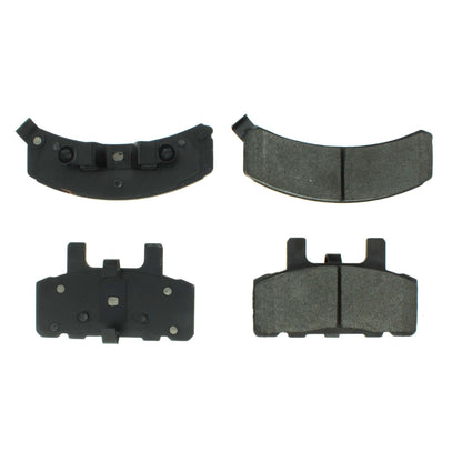 Centric Parts Disc Brake Pad Set Semi-Metallic with Noise Reduction 102.03690