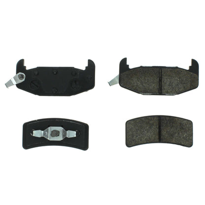 Centric Parts Disc Brake Pad Set with Semi-Metallic compounds 102.03770
