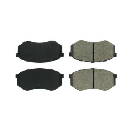 Centric Parts Disc Brake Pad Set Semi-Metallic with Noise Reduction 102.03890