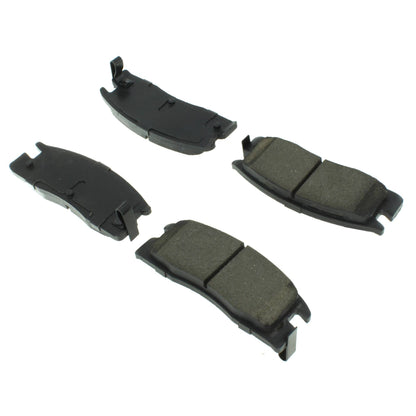 Centric Parts Disc Brake Pad Set Semi-Metallic with Noise Reduction 102.03980