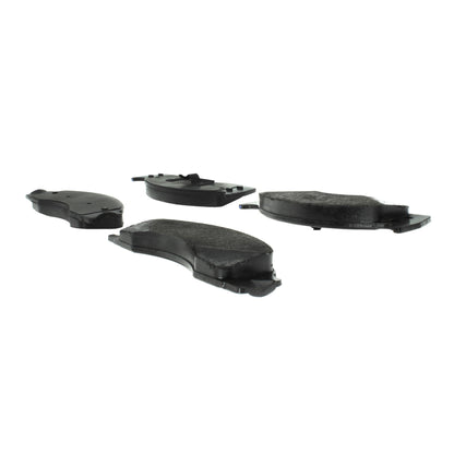 Centric Parts Disc Brake Pad Set Shimmed for Noise Reduction with Semi-Metallic Compounds