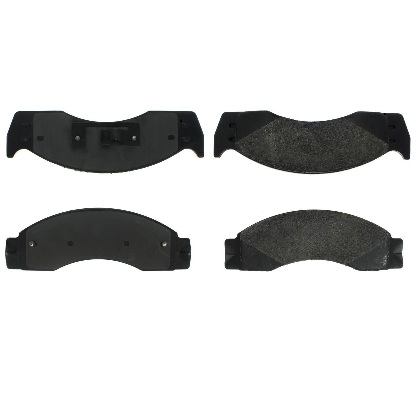 Centric Parts Disc Brake Pad Set Shimmed for Noise Reduction with Semi-Metallic Compounds