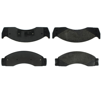 Centric Parts Disc Brake Pad Set Shimmed for Noise Reduction with Semi-Metallic Compounds