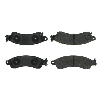 Centric Parts Disc Brake Pad Set Shimmed Semi-Metallic for 100% Asbestos and Copper Free Formula 102.04120