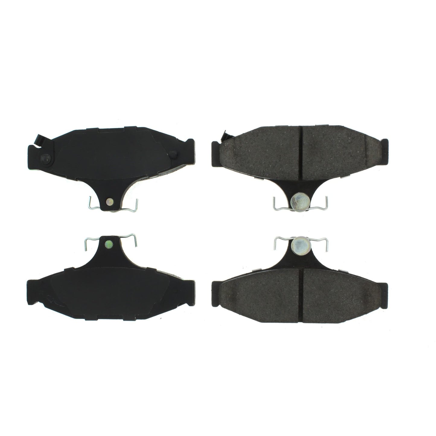 Centric Parts Disc Brake Pad Set Semi-Metallic with Shims for 1997-1985 Chevrolet Camaro 1996-1988 Corvette 1997-1988 Pontiac Firebird 102.04130