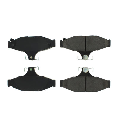 Centric Parts Disc Brake Pad Set Semi-Metallic with Shims for 1997-1985 Chevrolet Camaro 1996-1988 Corvette 1997-1988 Pontiac Firebird 102.04130