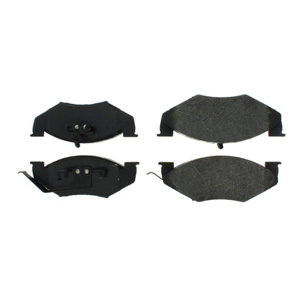 Centric Parts Disc Brake Pad Set Semi-Metallic with Shims for 1989-1990 Chrysler Daytona LeBaron Town & Country Dodge Caravan Grand Caravan Plymouth Voyager 102.04140