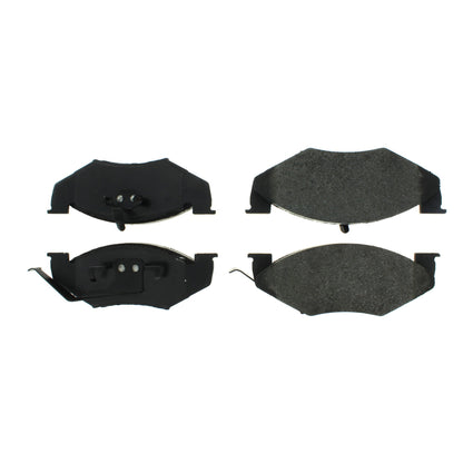 Centric Parts Disc Brake Pad Set Semi-Metallic with Shims for 1989-1990 Chrysler Daytona LeBaron Town & Country Dodge Caravan Grand Caravan Plymouth Voyager 102.04140