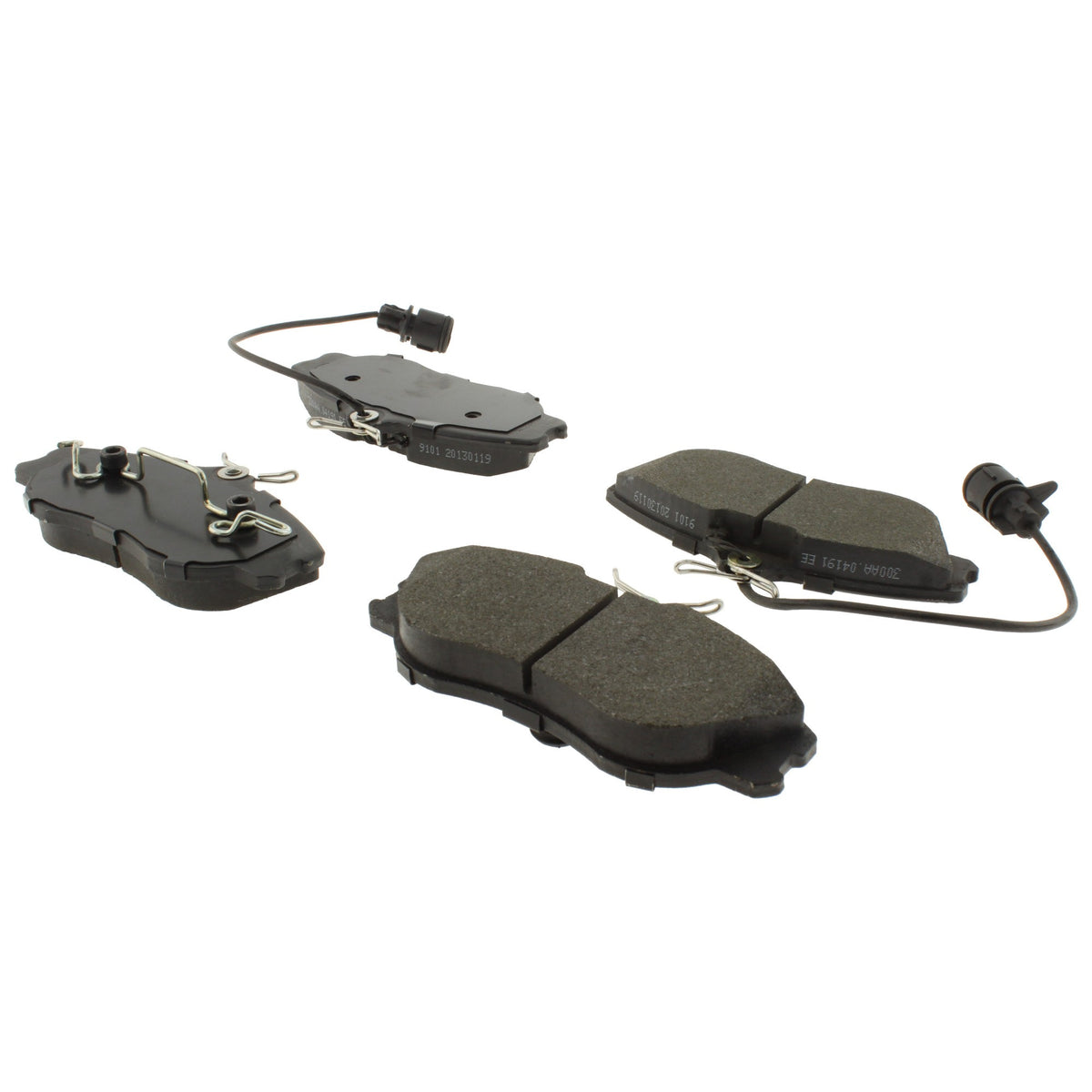 Centric Parts Disc Brake Pad Set Semi-Metallic with Shims for 1990-1997 Audi S4/S6 V8 Quattro 102.04191