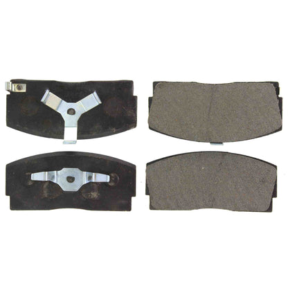 Centric Parts Disc Brake Pad Set Semi-Metallic with Shims for 1988-1992 Daihatsu Charade 102.04560